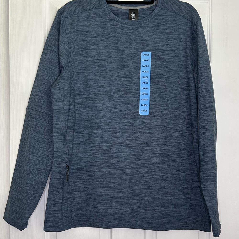 Men's Navy Long Sleeve Tee